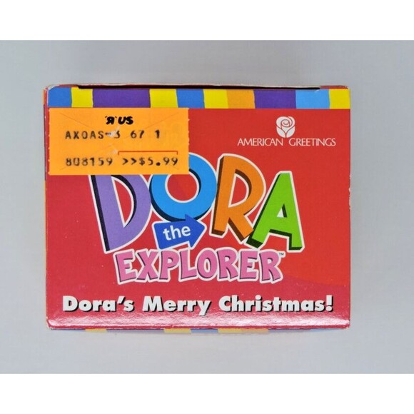 2003 American Greetings Dora the Explorer Dora's Merry Christmas Ornament NIB - Picture 2 of 6